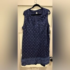 Old Navy Sleeveless Dress with Pattern XL Tall